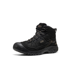Men's Targhee IV Wide Waterproof Hiking Boot Triple Black / Keen