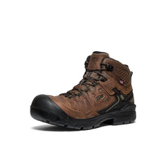 Men's Targhee IV Waterproof Work Boot (Carbon Toe) Dark Earth/Black / Keen