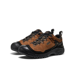 Men's Targhee IV Wide Waterproof Hiking Shoe Bison/Black / Keen