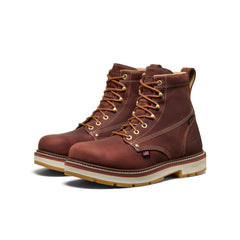Men's Liberty 6" Waterproof 90° Heel Boot (Carbon Toe) Bombay Brown/Gum / Keen