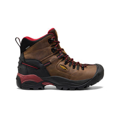 Men's Pittsburgh Energy 6" Waterproof Boot (Carbon Toe) Bison/Black / Keen