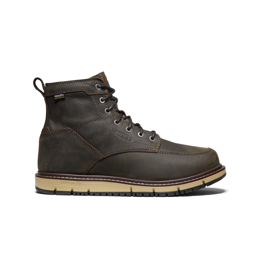 Men's San Jose 6" Waterproof Boot (Soft Toe) Cascade Brown / Keen