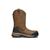Men's Evanston Pull-On Waterproof Boot (Carbon Toe) Bison/Black / Keen