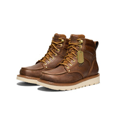 Men's Cincinnati 6" Boot (Soft Toe) x Noon Goons Leather Brown/Off White / Keen