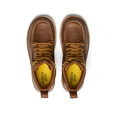 Men's Cincinnati 6" Boot (Soft Toe) x Noon Goons Leather Brown/Off White / Keen