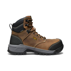 Women's Evanston 6" Waterproof Boot (Carbon Toe) Bison/Black / Keen