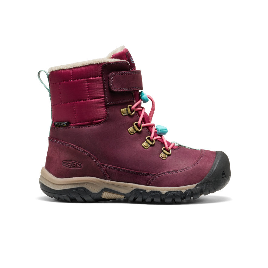 Big Kids' Kanibou Waterproof Winter Boot Fig/Pink Lemonade / Keen