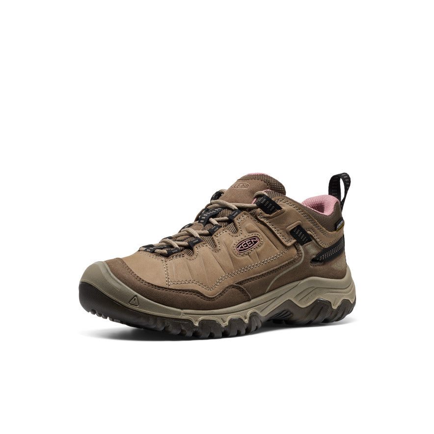 Women's Targhee IV Waterproof Hiking Shoe Brindle/Nostalgia Rose / Keen