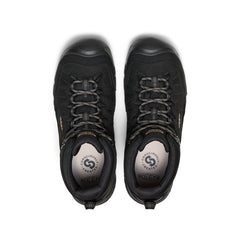 Men's Targhee IV Wide Waterproof Hiking Boot Triple Black / Keen
