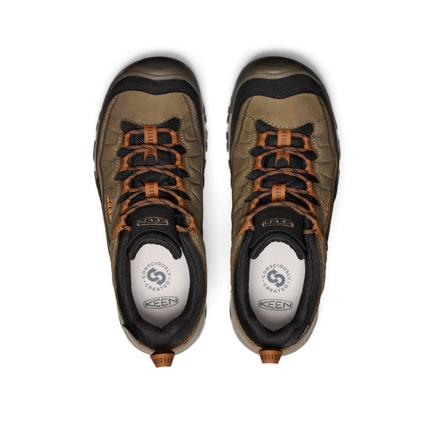 Men's Targhee IV Waterproof Hiking Shoe Sea Turtle/Roasted Pecan / Keen