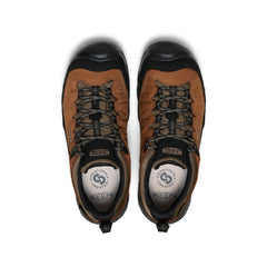 Men's Targhee IV Wide Waterproof Hiking Shoe Bison/Black / Keen