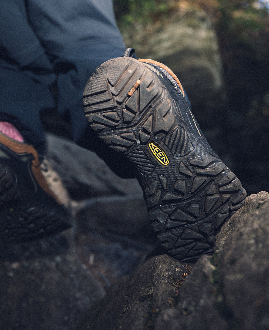 Men's Targhee IV Wide Waterproof Hiking Shoe Bison/Black / Keen