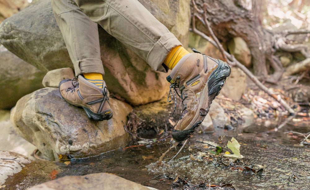 Men's Targhee II Mid Waterproof Hiking Boots Canteen/Dark Olive / Keen