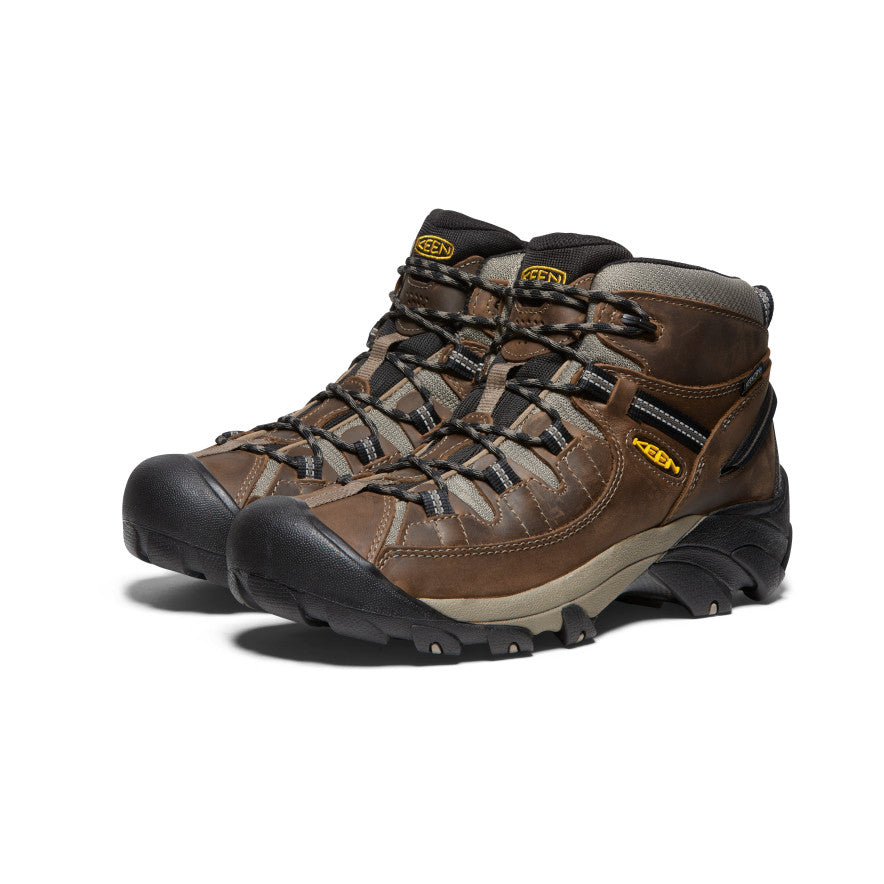 Men's Targhee II Mid Waterproof Hiking Boots Shitake/Brindle / Keen