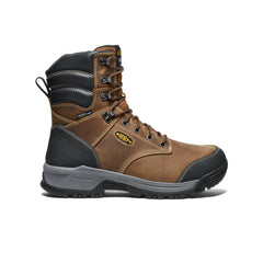 Men's Evanston 8" Insulated Waterproof Boot (Soft Toe) Bison/Black / Keen