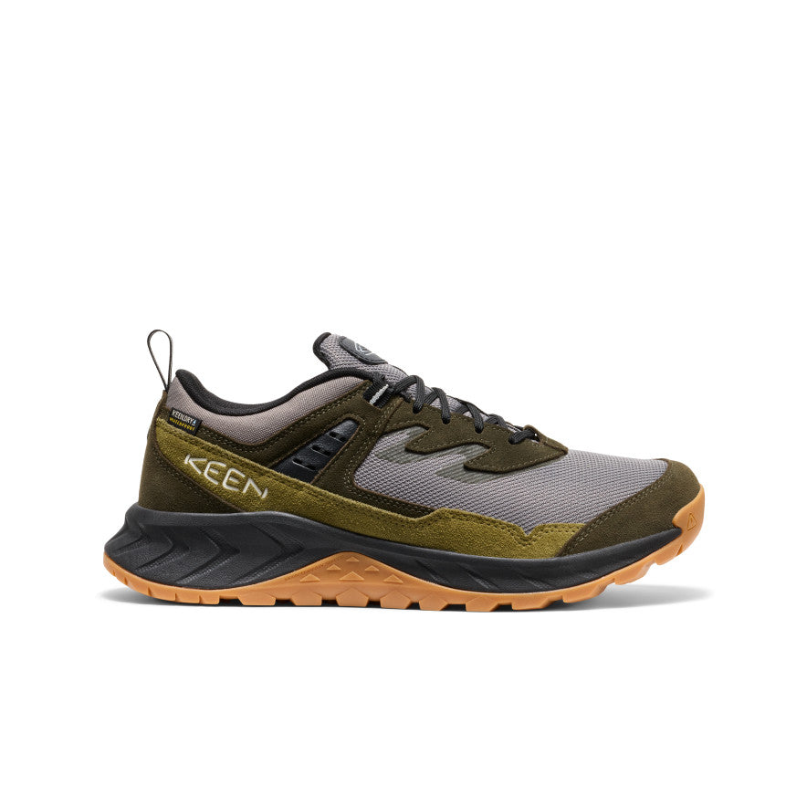 Men's Hightrail Waterproof Hiking Shoe Steel Grey/Forest Night / Keen