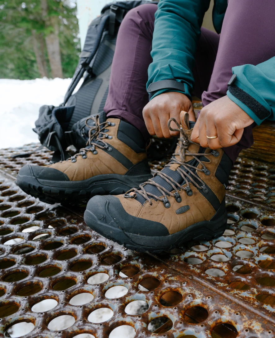 Men's Revel IV Polar Waterproof Boot Black/Lemon Curry / Keen