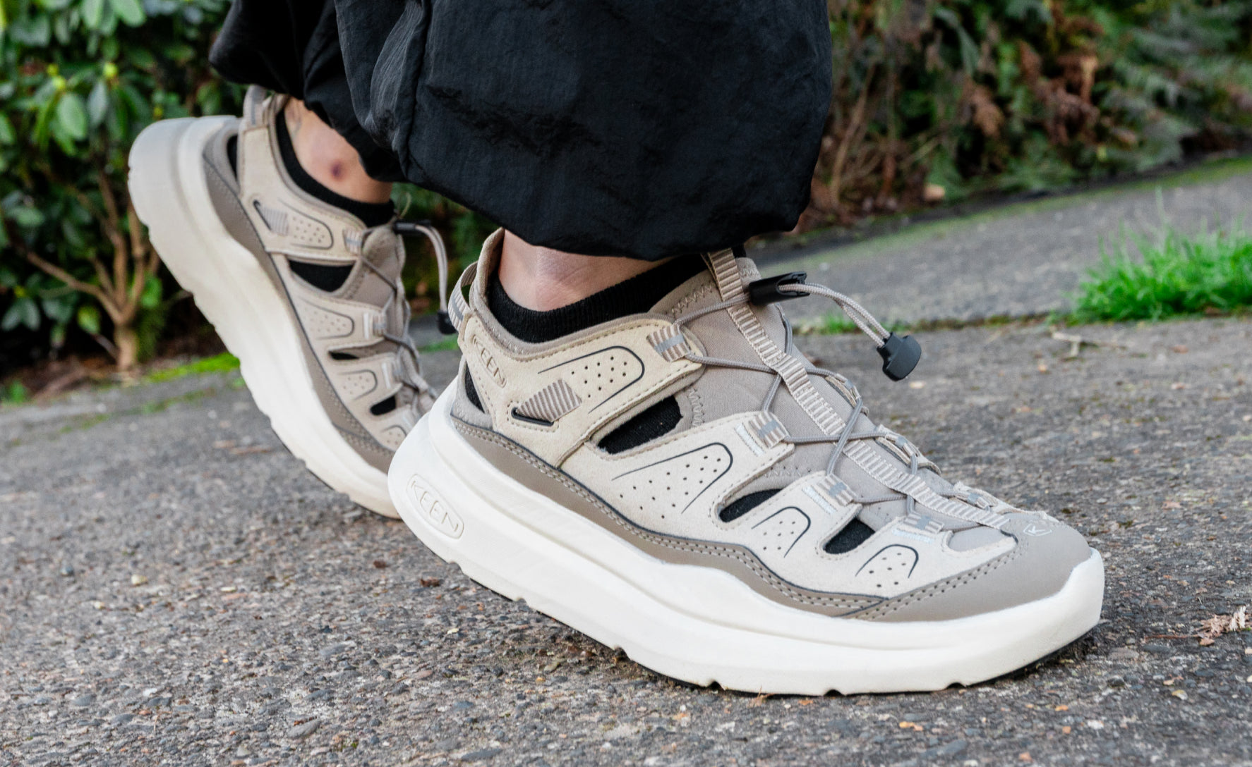 Women's WK450 Walking Sandal Black/Black / Keen