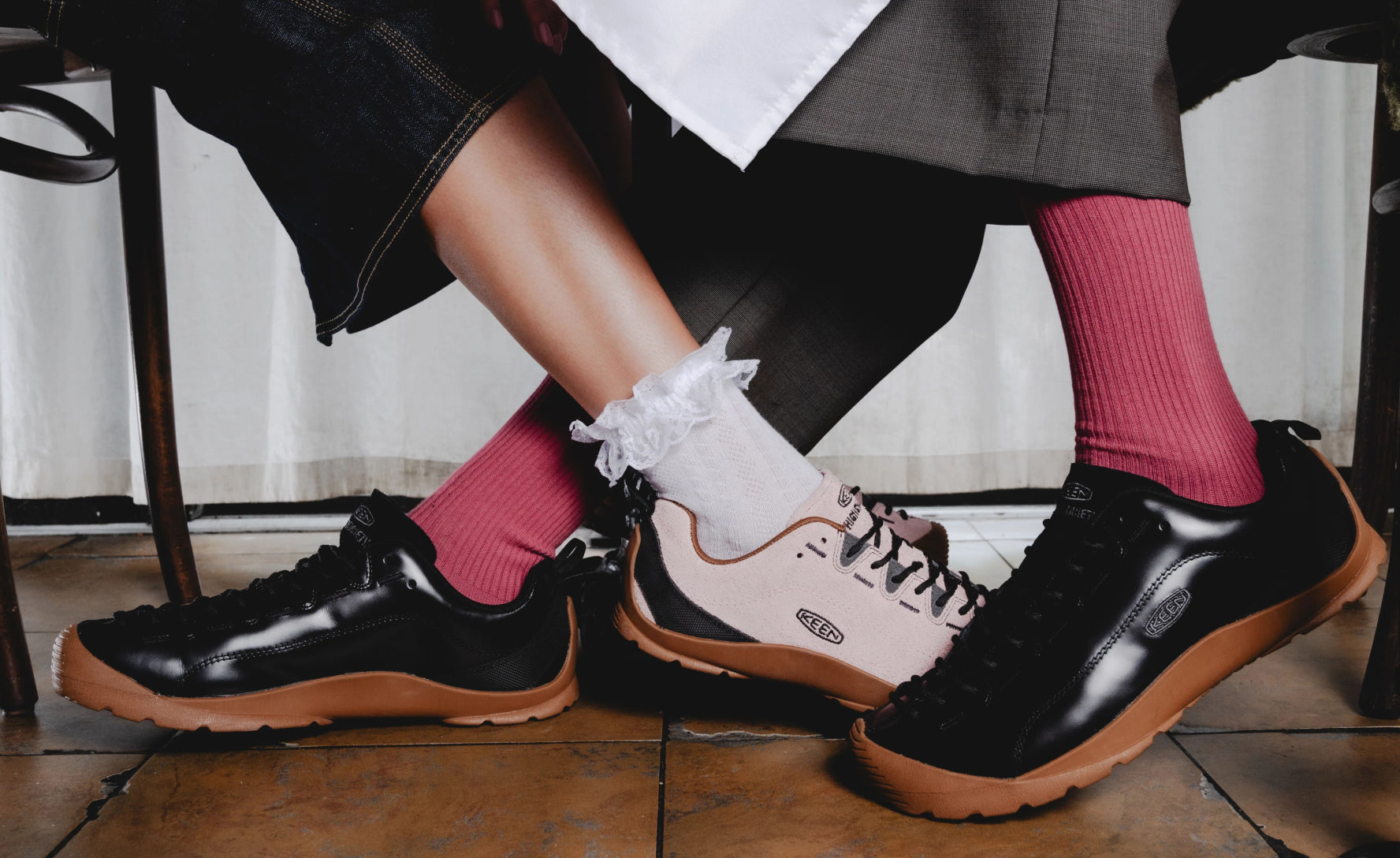 Women's Jasper Sneaker x Highsnobiety Pink/Gum / Keen