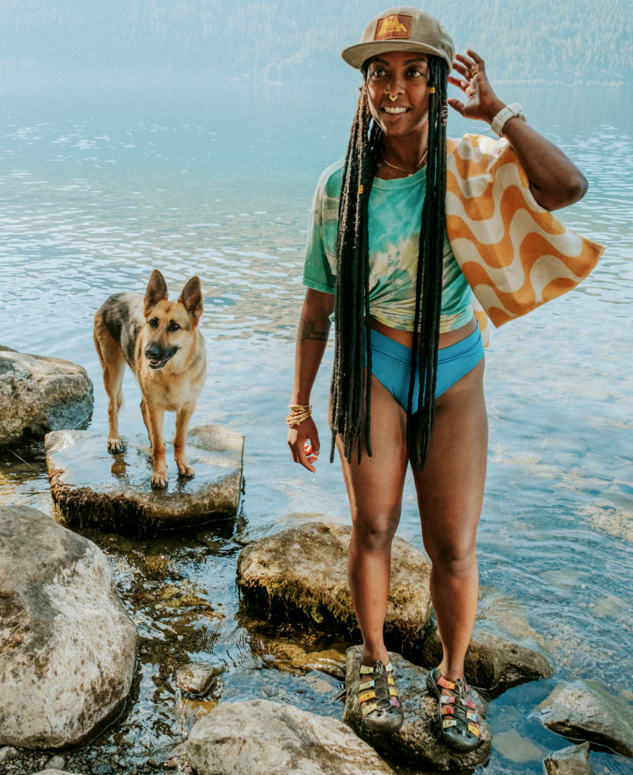 Women's Newport Retro Multi/Safari / Keen