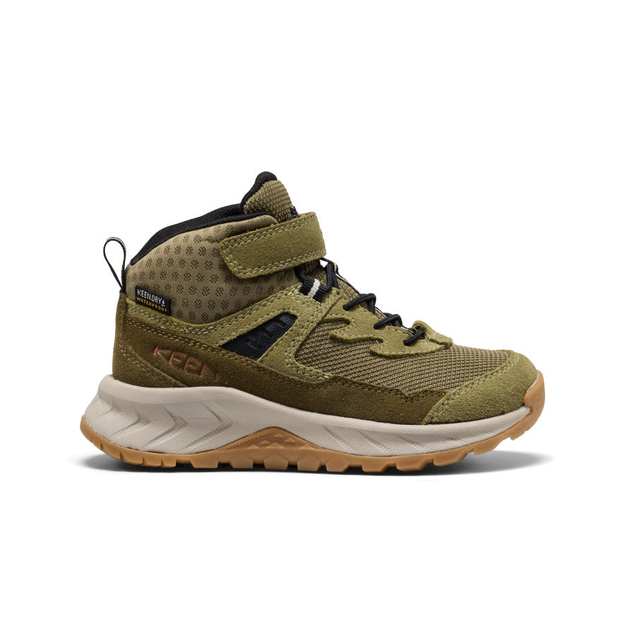 Little Kids' Hightrail Waterproof Hiking Boot Dark Olive/Martini Olive / Keen