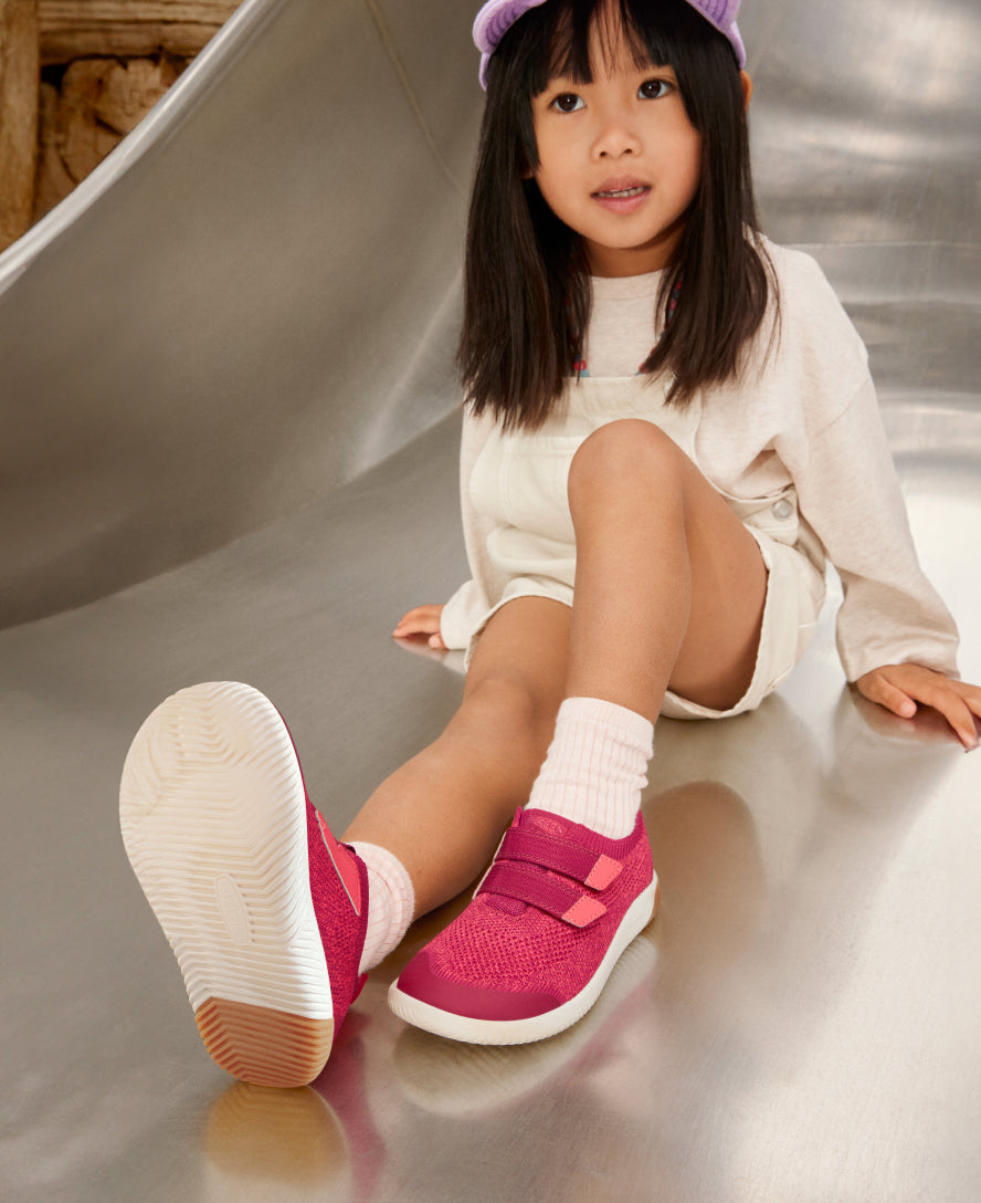 Little Kids' KNX Knit Double Strap Black/Evening Primrose / Keen