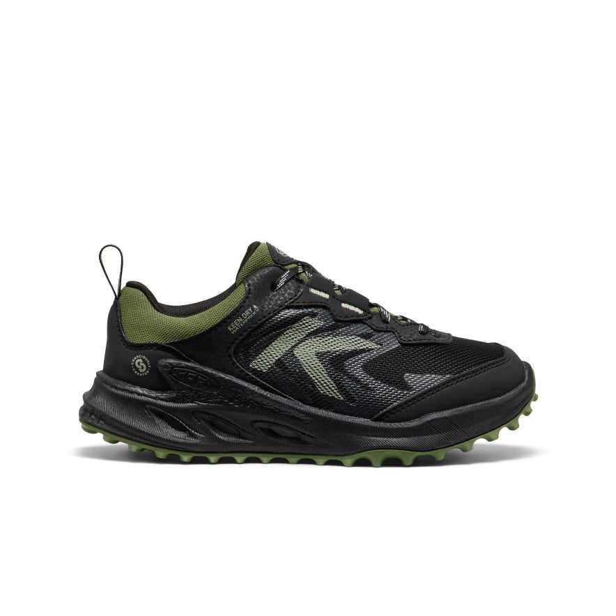 Big Kids' Zionic Waterproof Shoe Black/Bronze Green / Keen