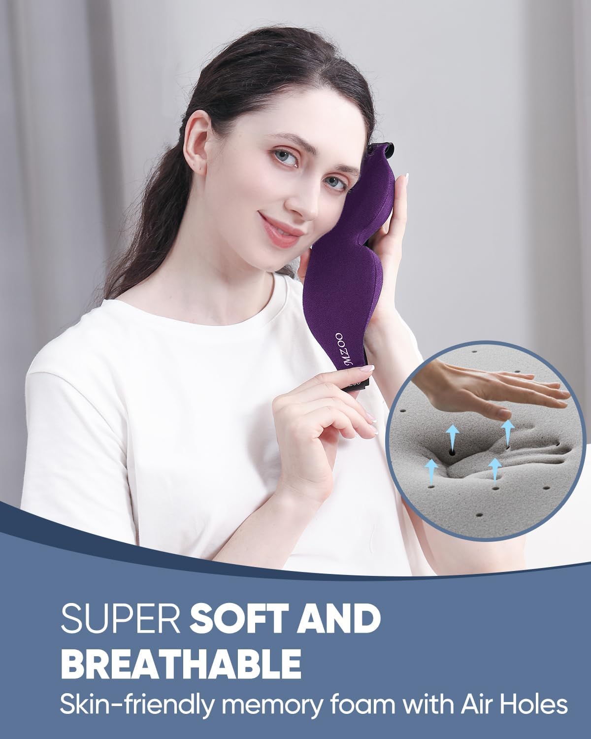 MZOO Zero Eye Pressure 3D Sleeping Mask