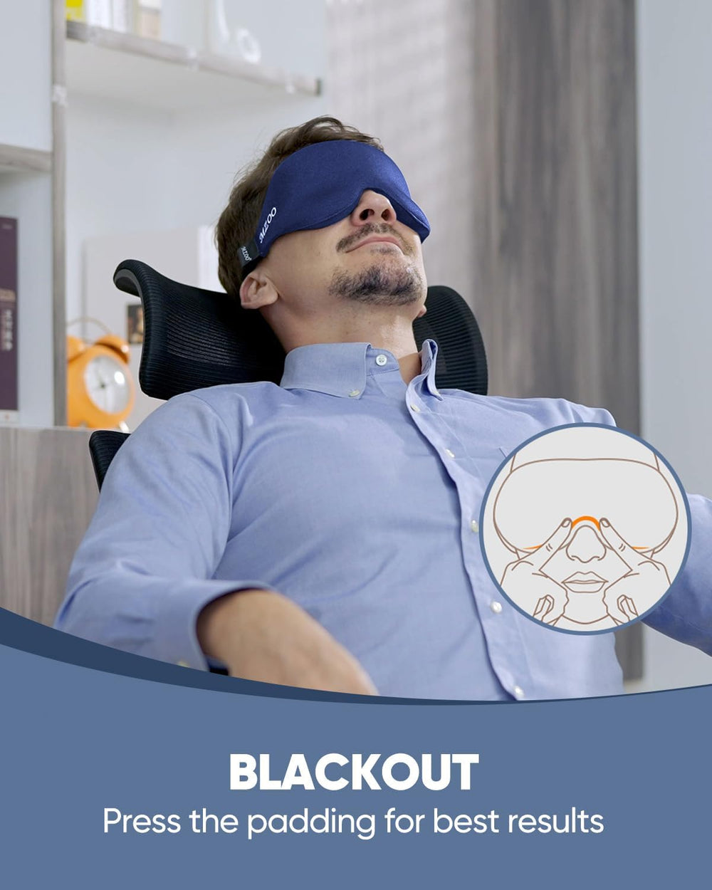 MZOO Soft Eye Shade Cover for Travel